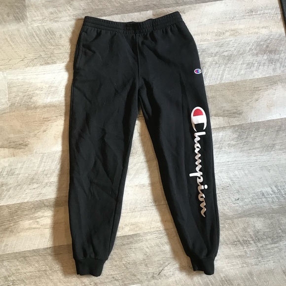 ‼️⚠️SOLD⚠️‼️Black Champion Sweatpants - Picture 6 of 6